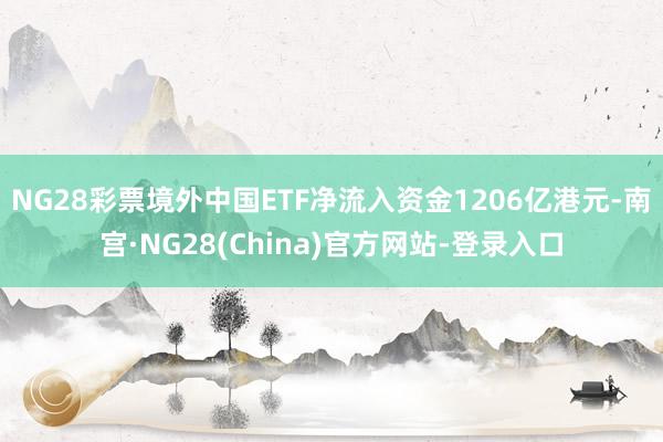 NG28彩票境外中国ETF净流入资金1206亿港元-南宫·NG28(China)官方网站-登录入口