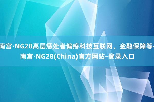 南宫·NG28高层惩处者偏疼科技互联网、金融保障等-南宫·NG28(China)官方网站-登录入口