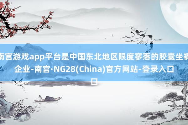 南宫游戏app平台是中国东北地区限度寥落的胶囊坐褥企业-南宫·NG28(China)官方网站-登录入口
