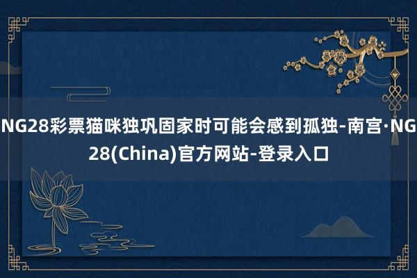 NG28彩票猫咪独巩固家时可能会感到孤独-南宫·NG28(China)官方网站-登录入口